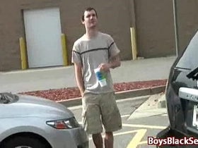 Interracial hardcore gay bareback fucking 05