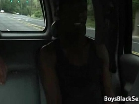 Blacks on boys - interracial hardcore gay cock sucking 18