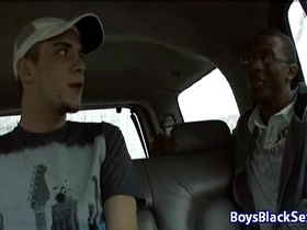 Interracial hardcore bareback gay sex video 10