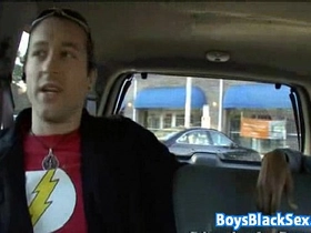 Muscular blacg gay dude fuck white twink with his bbc 24