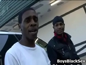Blacks on boys - gay interracial nasty fuck video 22