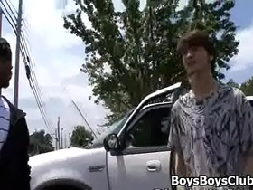 Blacks on boys - gay bareback nasty fuck video 22