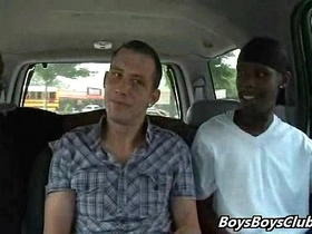 Blacks on boys - gay hardcore interracial fuck video 32