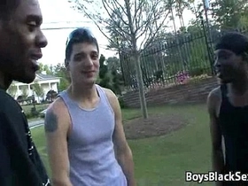 Blacksonboys - black gay dude fuck white twink 19