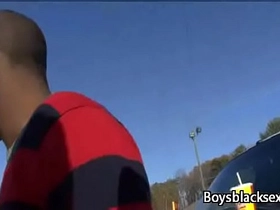 Blacks on boys - interracial nasty gay fucking video 13