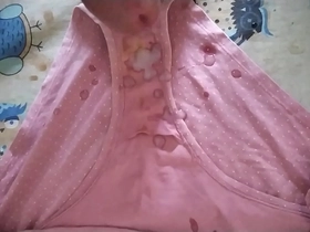 Corrida en bragas de mi mujer 119